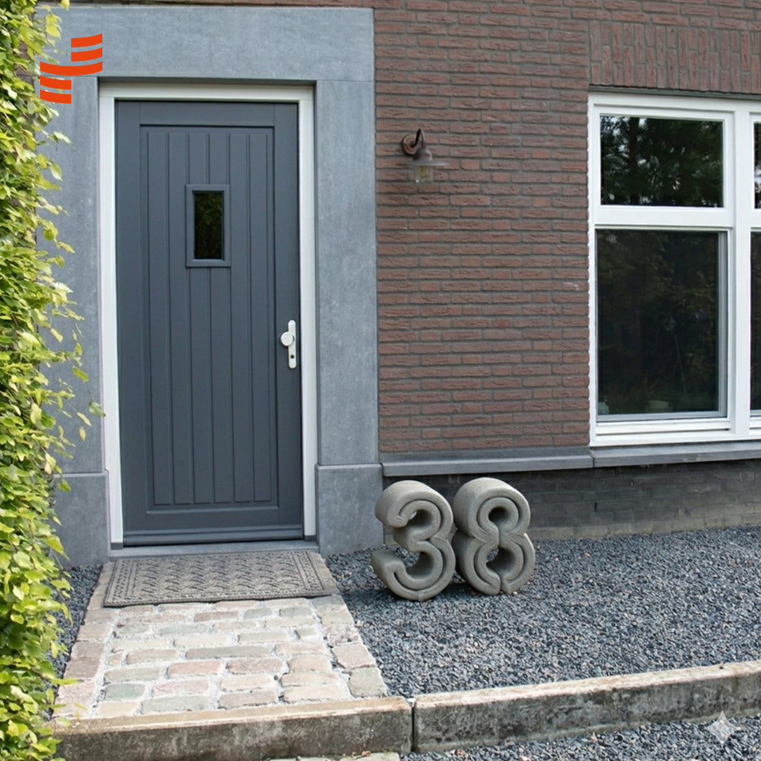 Cijfers in 3D-Beton