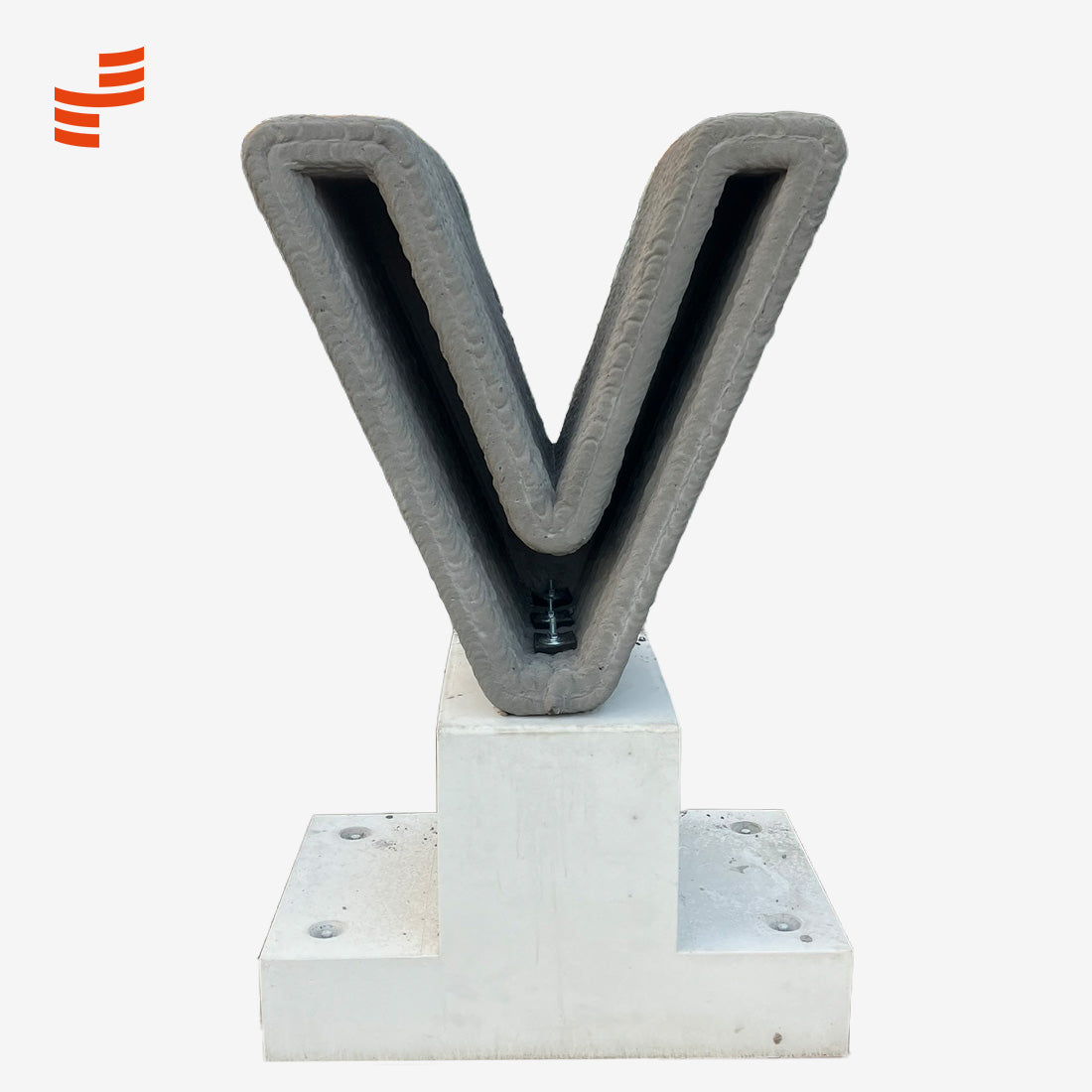Letters in 3D-Beton