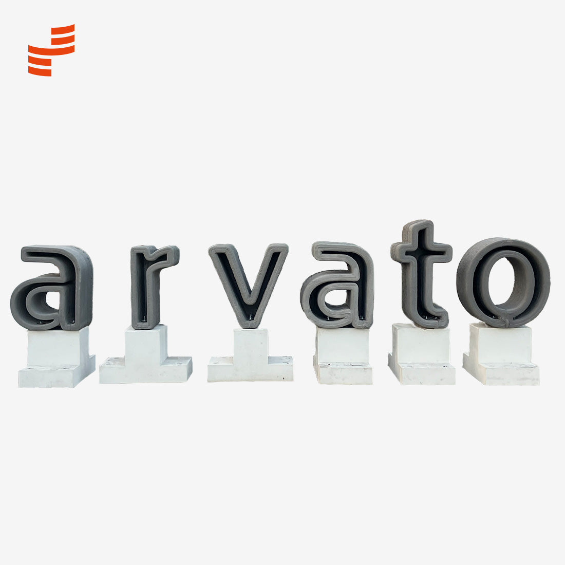 Letters in 3D-Beton