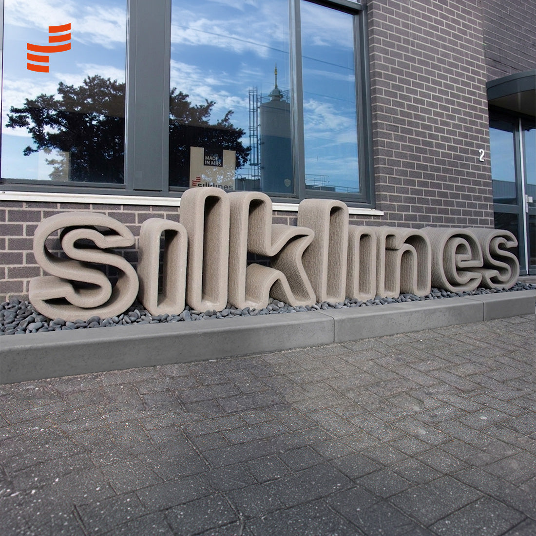 Letters in 3D-Beton